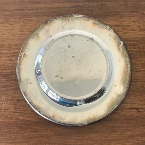 Set of 4 Godinger Silver-Plated Grapevine Wine Coasters (5in) [a] - Picture 9 of 9